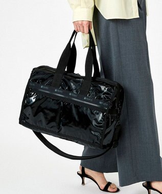 LeSportsac DELUXE MED WEEKENDER/ブラックシャイン ブラックシャイン