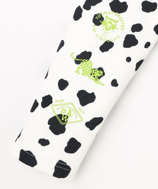 PW CIRCULUS 【WOMEN】スノーレオパード裏フリースモックネックT ホワイト系5