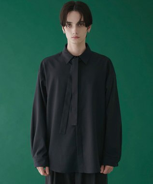 WEGO ボウタイシャツ(LS) ブラック