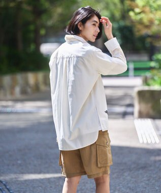 JOSEPH ABBOUD MOUNTAIN 【テーム ヤルヴィモチーフ・サスティナブル・オーガニック】オーガニックブロードシャツ アイボリー系