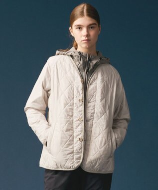 JOSEPH ABBOUD MOUNTAIN 【チクチクしない/ストレッチ】SNOWYコンビパーカー ライトグレー系