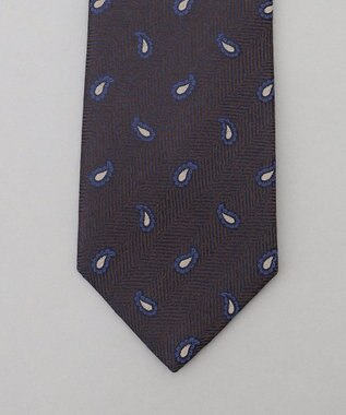 GOTAIRIKU GOTAIRIKU別注【MANTERO/マンテロ】ネクタイ_ペイズリー ダークブラウン系8