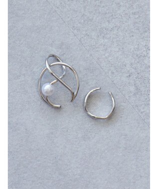 AMERICAN HOLIC パールイヤカフセット Silver