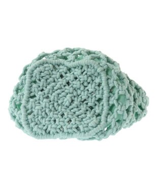 CRAFT STANDARD BOUTIQUE 別注/maison vert マクラメ手編みショルダーバッグ Blue Green