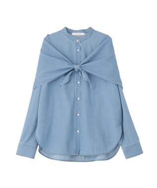 AMERICAN HOLIC スカーフセットデニムシャツ Light Indigo