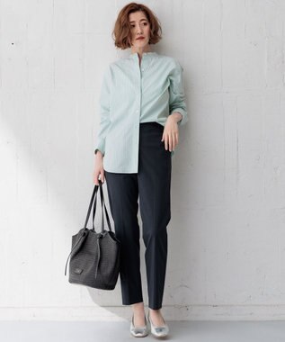 23区 【CLASSY.6月号掲載】雑材ミドル トートバッグ ブラック