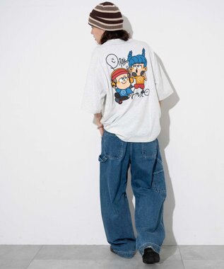 WEGO 【ユニセックス着用ITEM/MLサイズ展開】別注PIRAKOグラフィックT（S） グレー