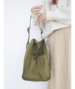 CRAFT STANDARD BOUTIQUE ＜PENDLETON × MARIE INABA＞ DRAW 2WAY BAG Olive