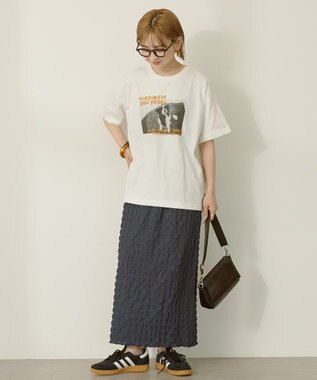 AMERICAN HOLIC ポコポコナロースカート Navy