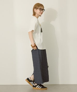 AMERICAN HOLIC ポコポコナロースカート Navy