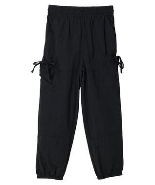 Green Parks ・ＥＬＥＮＣＡＲＥ　ＤＵＥリボンポケットカーゴパンツ Black