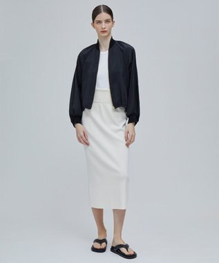 BEIGE， NINA / タフタブルゾン Black