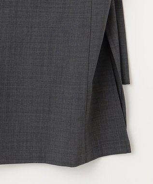 ANY SIS 【セットアップ可】ドライタッチクール ジレ チャコールグレー