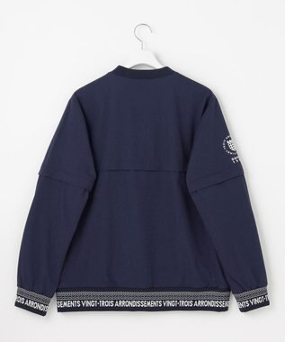 23区GOLF 【MEN】【袖取り外し可】２ＷＡＹプルオーバー ネイビー系