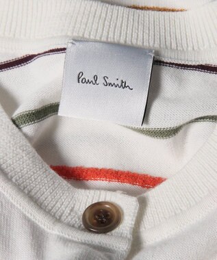 Paul Smith マルチカラーライン カーディガン オフホワイト