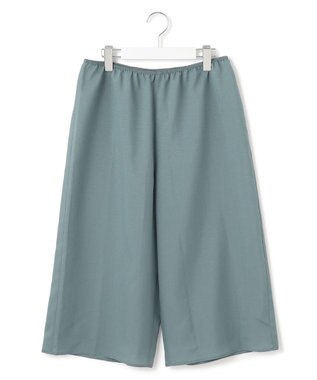 23区 S 【洗える】LIBECOリネン ガウチョ パンツ ダークグリーン系