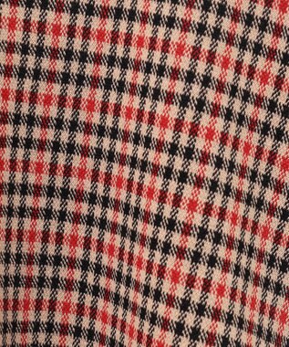 組曲 KIDS 【90-100㎝】チェックジャガード ワンピース ブラウン系3