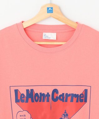 SHARE PARK MENS 【UNISEX】UVカット アートコラボTシャツ〈HIKING〉 コーラル