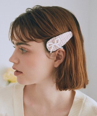 Maison de FLEUR リボンツイードスリーピン
