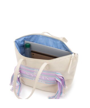 LANVIN en Bleu テイル トートバッグ アイボリー