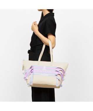 LANVIN en Bleu テイル トートバッグ アイボリー