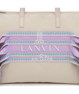 LANVIN en Bleu テイル トートバッグ アイボリー
