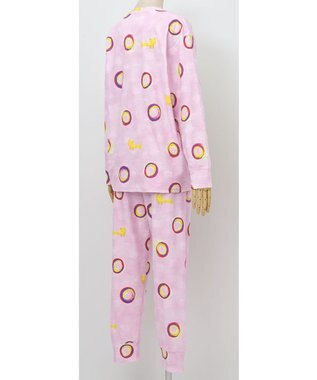 tsumori chisato SLEEP パジャマ　長袖　長ズボン　ルームウエア　綿100%　パイル生地　/ワコール　UDX540 ピンク