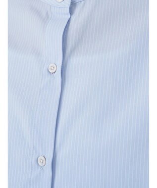 earth music&ecology Ｔ／Ｃ　スタンドフリルブラウス Stripe