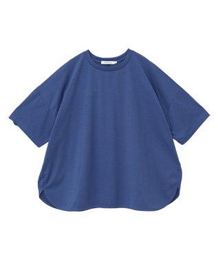 AMERICAN HOLIC バックフリルラウンドカットプルオーバー Deep Blue