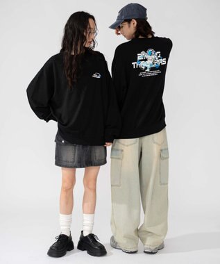 WEGO 【2025年秋冬新作/SMLXLサイズ展開/ユニセックス着用ITEM】アソートグラフィックプルオーバー 柄30