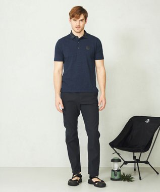 JOSEPH ABBOUD MOUNTAIN 【UNISEX】サスティナブル アウトドアポロ ネイビー系