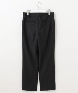 J.PRESS LADIES L BAHARIYE SOLID テーパード パンツ ブラック系