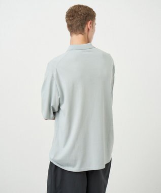 ATON FRESCA KNIT | ポロセーター - UNISEX SAX
