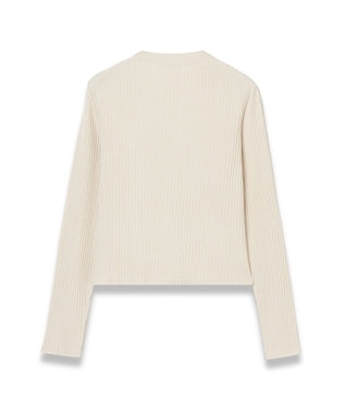 JOSEPH 【洗える】ファインリブメリノ　カーディガン Quail