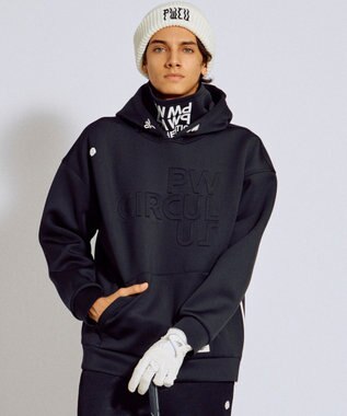 PW CIRCULUS 2025 NEW！【MEN】デタッチャブルフーディ ゴルフ ブラック系