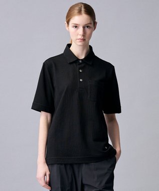 JOSEPH ABBOUD MOUNTAIN 【ゆったり】グリットワッフル　アウトドアポロ シャツ