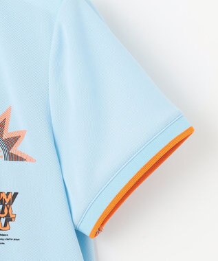 PW CIRCULUS 【UVカット / 吸水速乾】【WOMEN】グラフィティ モック T ゴルフウェア レディース スカイブルー系