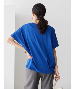 AMERICAN HOLIC 接触冷感裾タックカットプルオーバー Blue