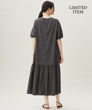 自由区 【カタログ掲載・WEB限定・接触冷感・UVカット・洗える】ファンクショナル ドレス セピア