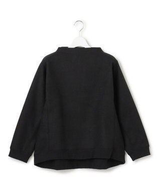 J.PRESS YORK STREET 【WOMEN】NEEDLE JERSEY ボトルネックプルオーバー ブラック系