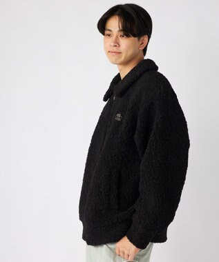 OP／FILA 【Kappa】カジュアル ボアジャケット ブラック