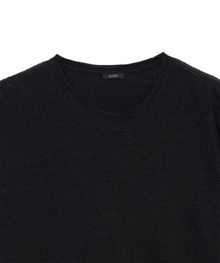 JOSEPH 【洗える】リネンジャージー　ティーシャツ Black