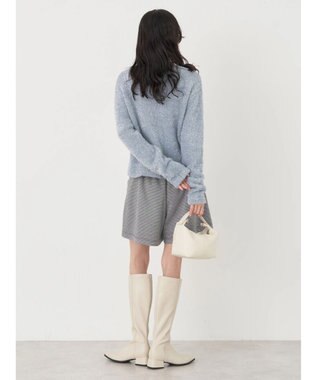 earth music&ecology キラキラシャギーカーディガン Sax