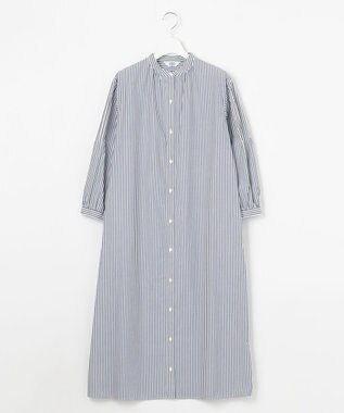 J.PRESS LADIES L 【WEB限定カラーあり・洗える・接触冷感・UVカット・イージーケア】 エステネージュストライプ ワンピース ネイビー系1