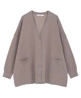 AMERICAN HOLIC バイパチVネックルーズカーディガン Beige