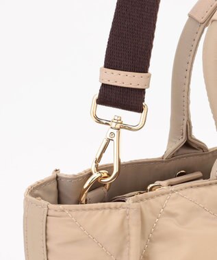 J.PRESS LADIES 【2way】ボンディングキルト トート バッグ 【WEB限定】ベージュ系