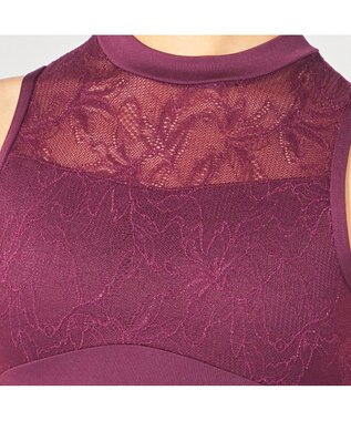 Chacott ハイネックレオタード プラム