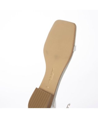 MODE ET JACOMO <MODE ET JACOMO>スリムストラップフラットサンダル ホワイト