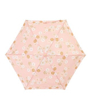 MOONBAT PAUL&JOE ACCESSOIRES(ポール＆ジョー アクセソワ) 折りたたみ傘 5段ミニ 総柄クリザンテーム ピーチ