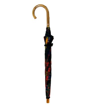 +RING 【限定/日本製】晴雨兼用傘（長ショート）チェック CHK SR282 マルチカラー